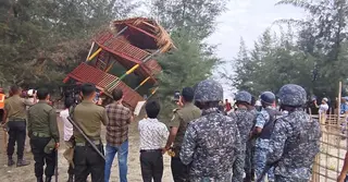 কক্সবাজারের সোনাদিয়ায় যৌথ উচ্ছেদ অভিযান, পুনরুদ্ধার খাস জমি